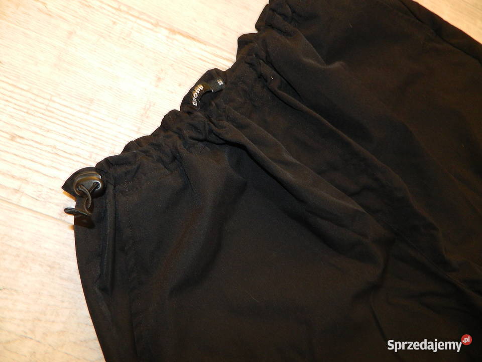 Cropp czarne spodnie spadochrony 38 Trzebinia