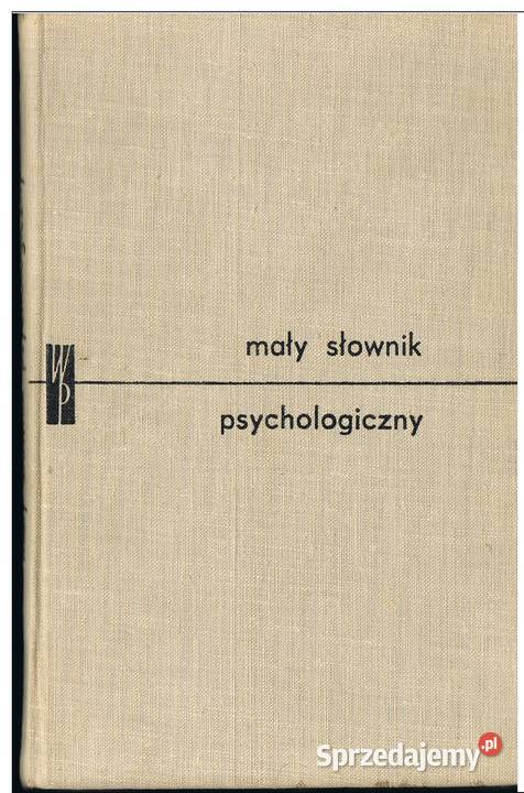 Mały słownik psychologiczny
