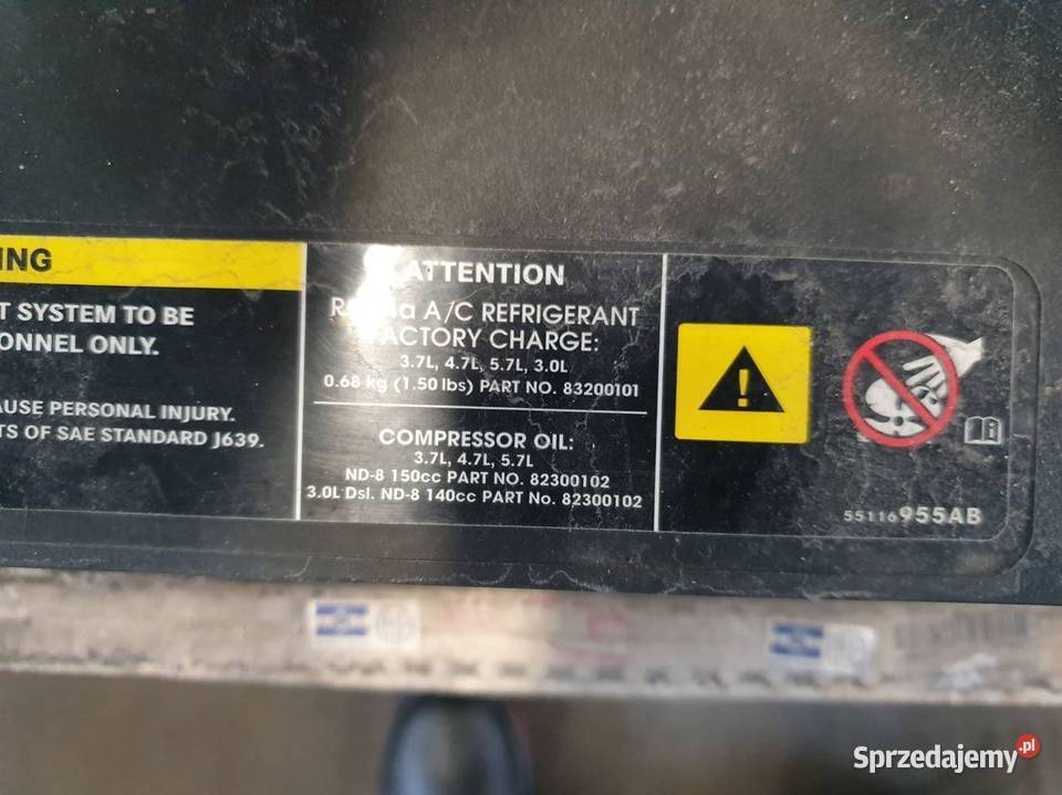 PAS PRZEDNI CHŁODNICE JEEP GRAND CHEROKEE Lipno