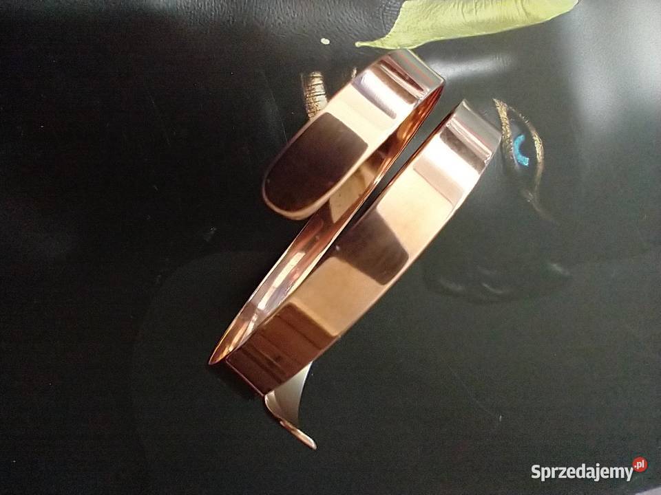 Bransoleta czysta miedź metaloplastyka Łódź sprzedam