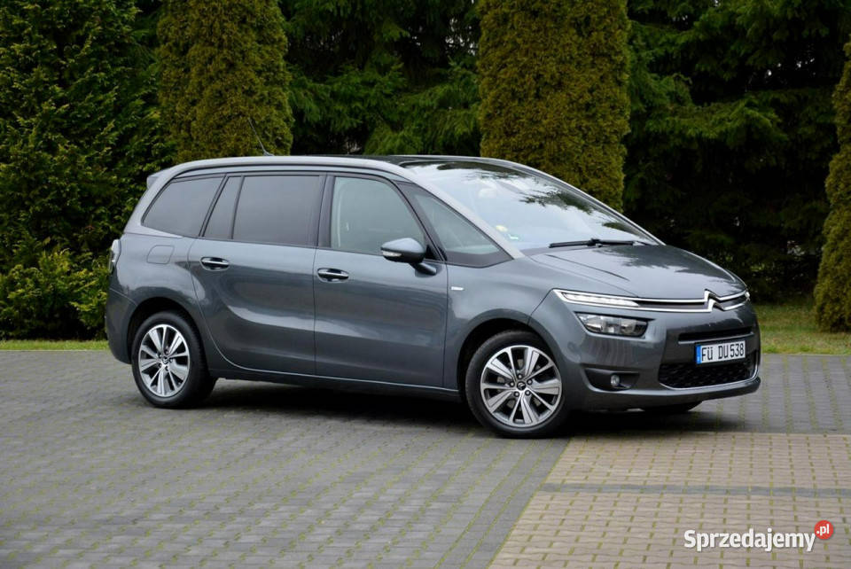 Citroen C4 Grand Picasso Exclusive Navi półskóry światła do jazdy dziennej Ostrów Mazowiecka