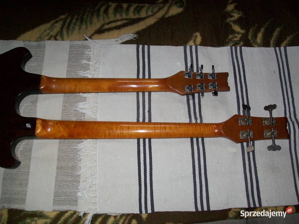 Gitara lutnicza dwugryfowa szóstka bass sprzedam
