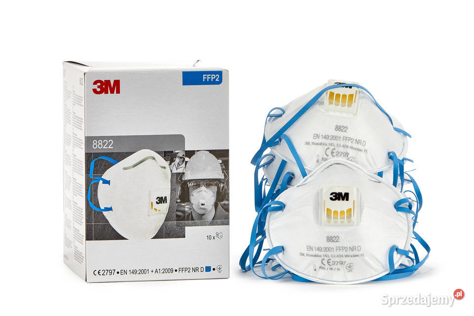 Półmaska 3M 8822 z filtrem Lubań sprzedam