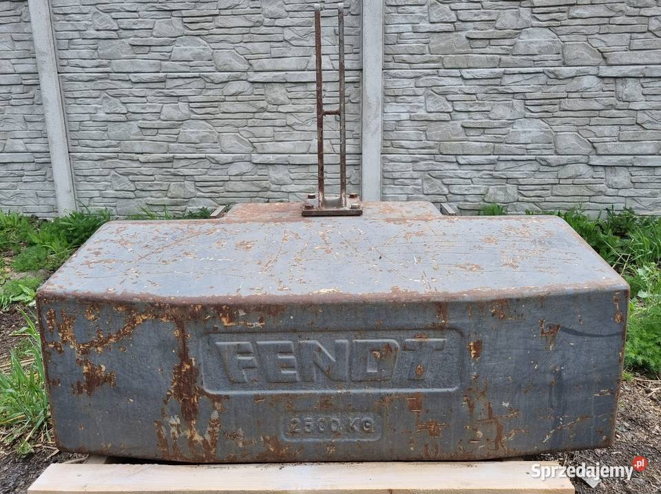 Oryginalny balast obciążnik na tuza Fendt 2500 Przedecz