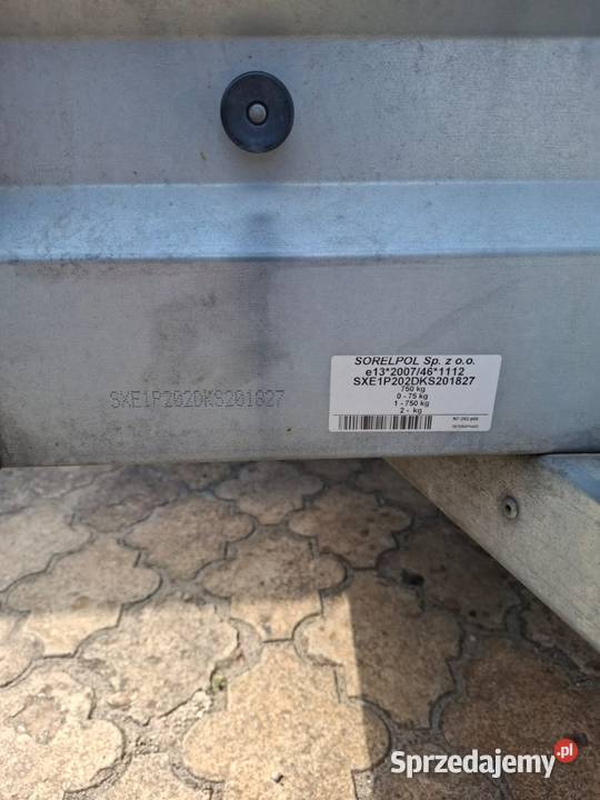 Sprzedam przyczepke lekką Neptun N7 202 750 Burtowe i plandeki Borek