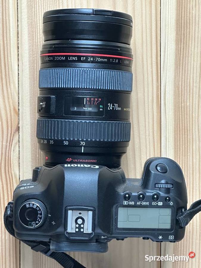aparat fotograficzny CANON EOS 5D Z ZOOMEM mazowieckie Nowy Dwór Mazowiecki