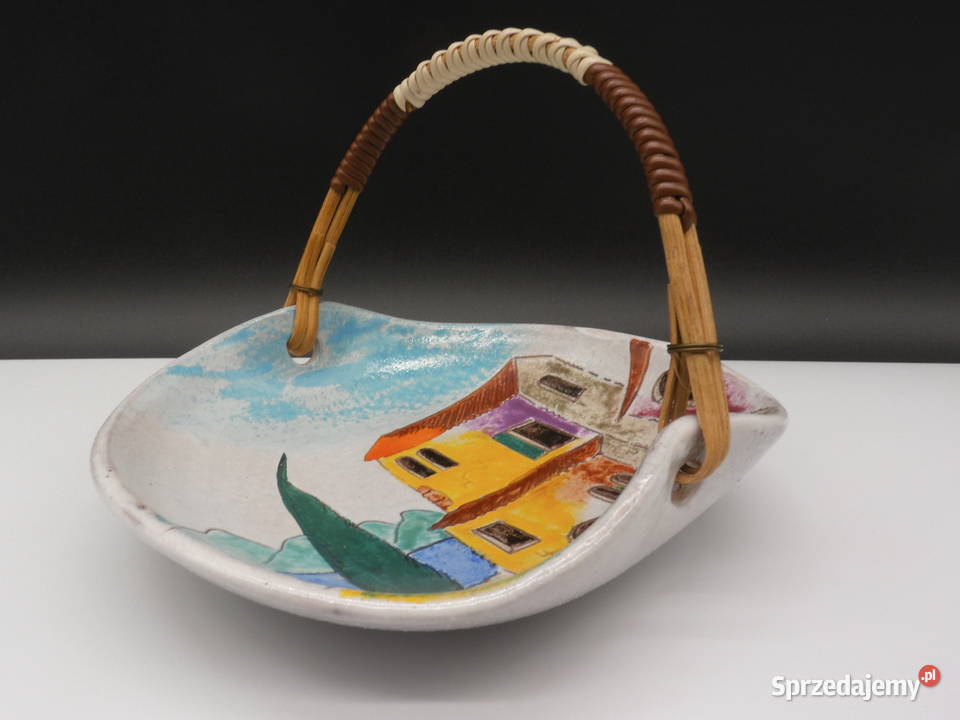 Ceramiczny Koszkoszyk z ręcznie malowanym Raszków