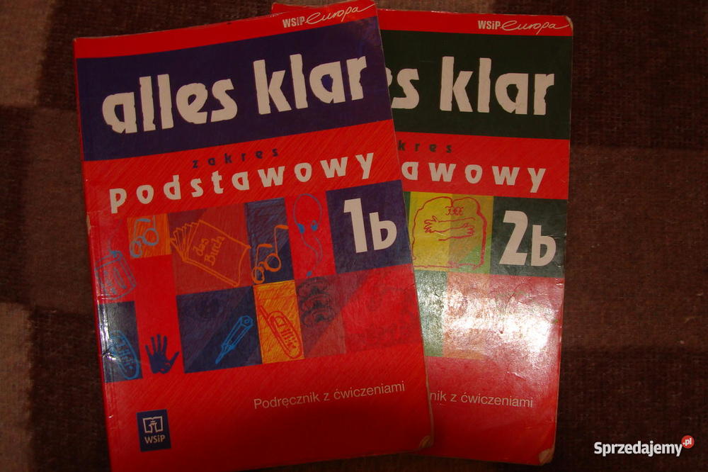 Sprzedam podręczniki do języka niemieckiego Alles Klar zakres