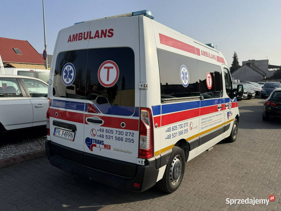 ambulansy Renault Master Renault Master 2015 wspomaganie kierownicy Gostyń