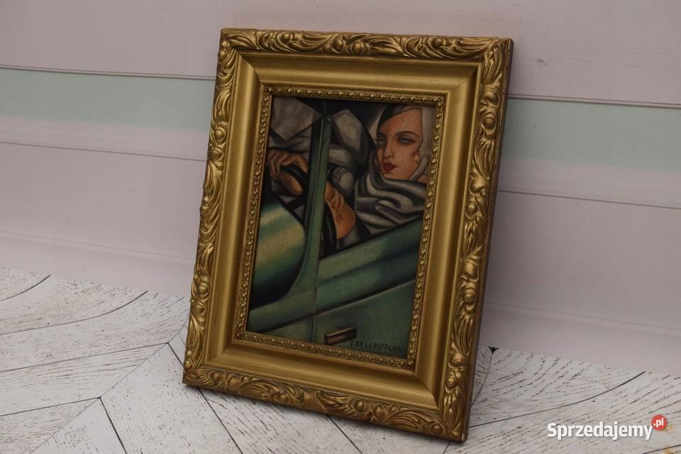 TAMARA De Łempicka Kobieta w Bugatti Art Deco Kraków