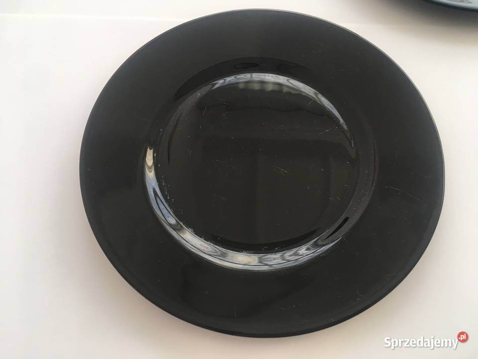 Arcoroc France talerzyki talerze czarne Kołobrzeg sprzedam