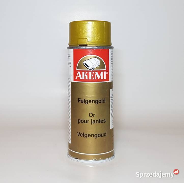 Akemi lakier Spray do felg złoty Brzezie
