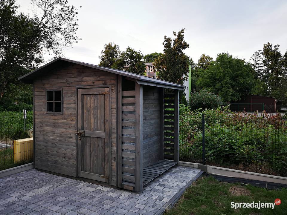 Domek narzędziowy 25 x 2m drewutnia 05 x 2m Kalety