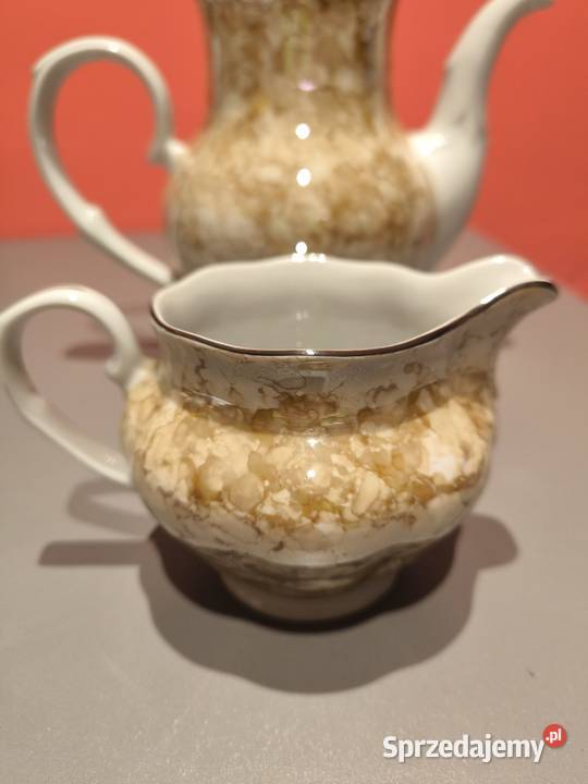 Dzbanek z mlecznikiem porcelana Karolina Porcelana i szkło