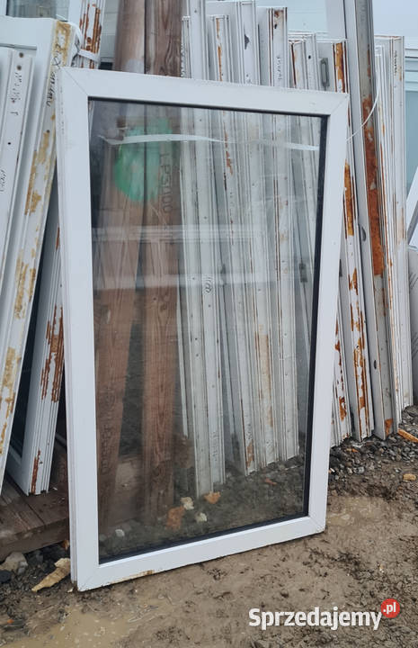 OKNA KacprzaK Witryna 77x125 FIX Używany PCV Siedlce