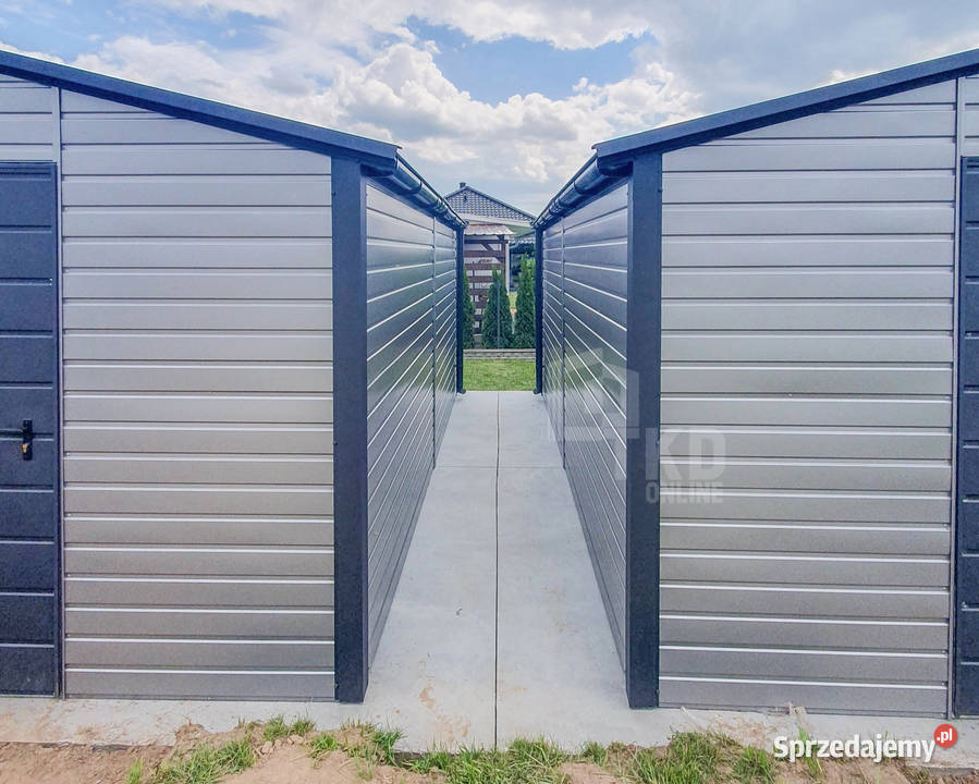 Garaż Blaszany 7x6m Brama Uchylna Drzwi Okno Sprzedaż kujawsko-pomorskie Toruń sprzedam