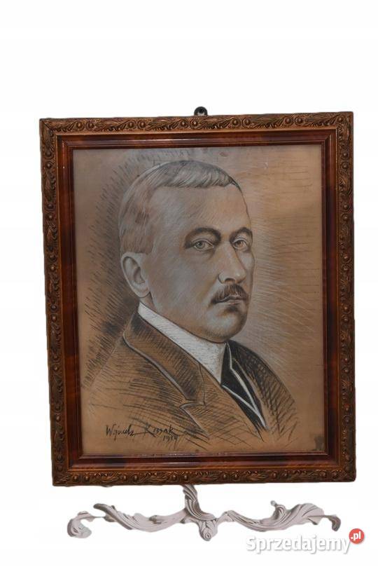 Wojciech Kossak 1934 Portret Roman Dmowski