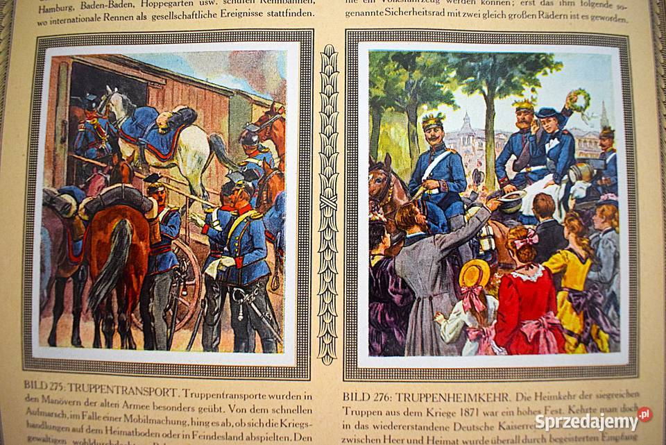 Historia w obrazkach zapisana duży album z roku