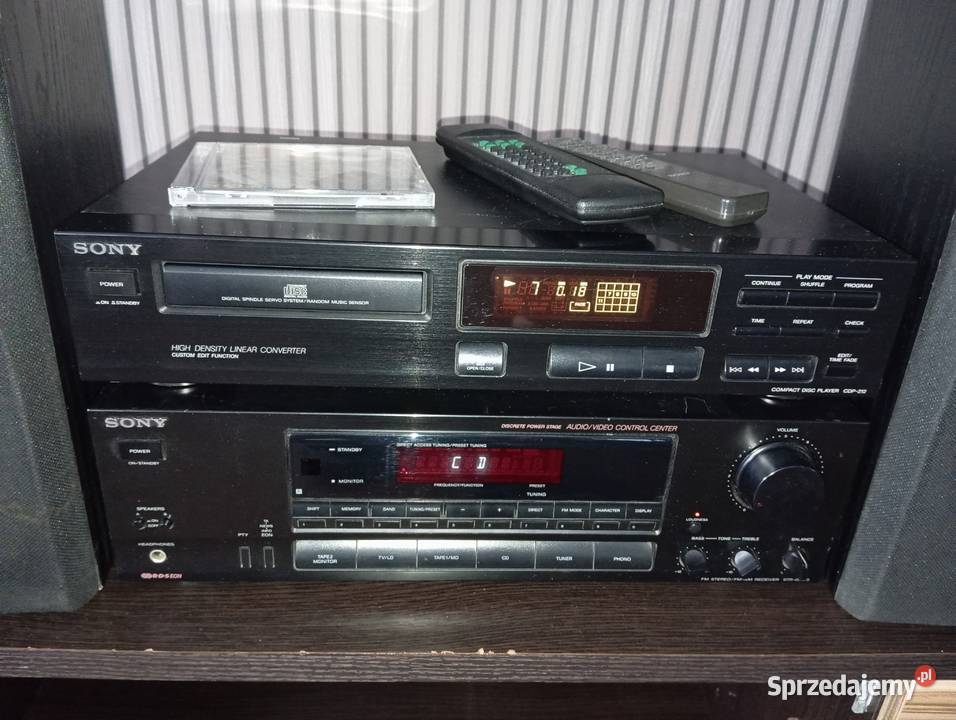 ZESTAW SONY AMPLITUNER CD GŁOŚNIKI Wrocław