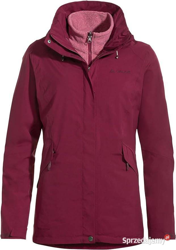 42 L Vaude ROSEMOOR 3w1 kurtka damska z polarem Kurtki i płaszcze