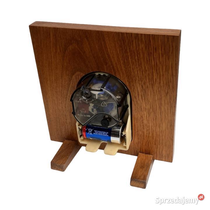 Vintage zegar stołowy EAW jubileuszowy model Warszawa