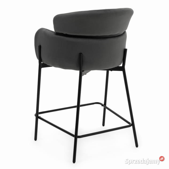 Hoker Tapicerowany Bolzano Ciemnoszary Wysyłka Hokery Tarchały Małe