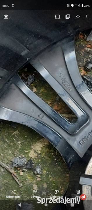 Felgi aluminiowe 18 z oponami letnimi BMW Opony, koła, felgi