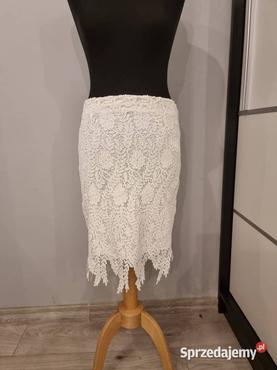 Biała spódnica koronkowa Vero Moda S Kraków sprzedam
