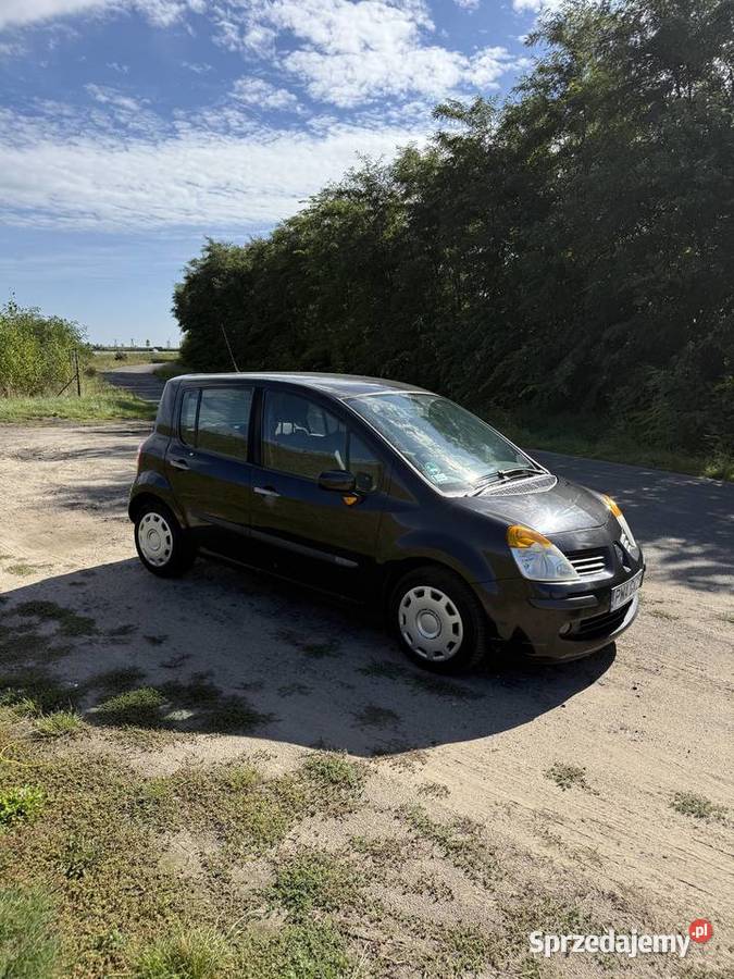 Renault Modus 16 16V 110 2004 r 235 000 Czarny czarny Modus Błażejewo