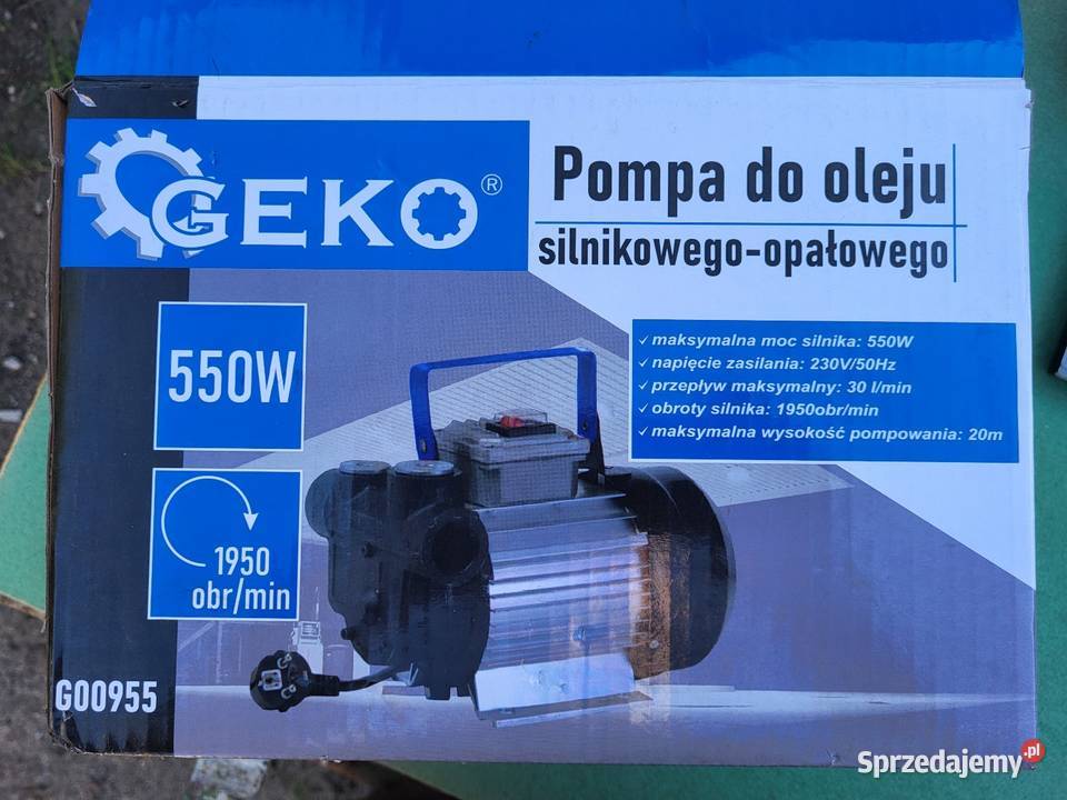 Geko Pompa do oleju silnikowego opałowego Nakło nad Notecią