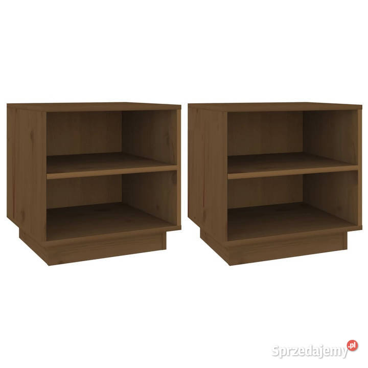 Szafki nocne 2 miodowy brąz 40x34x40 drewno mazowieckie Warszawa