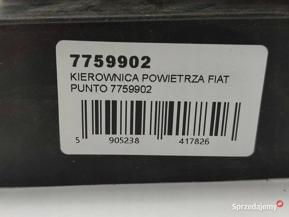 KIEROWNICA POWIETRZA FIAT PUNTO 19931999 NOWA osobowe lubelskie