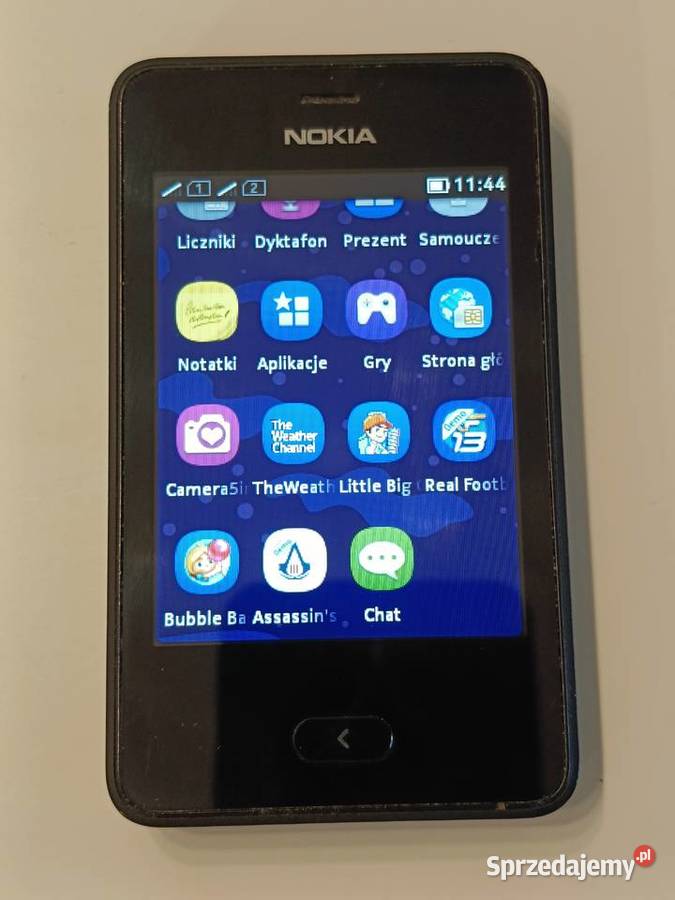 Telefon Nokia 501 Asha stan ładowarka Nokia