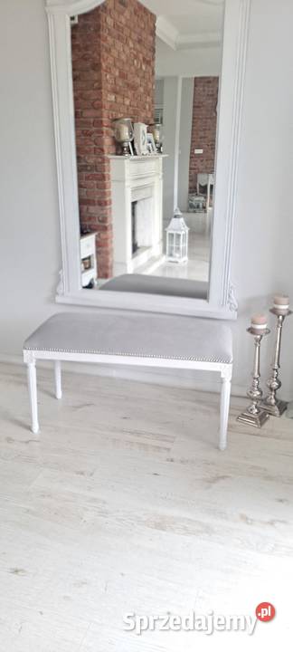 Stylowa pufa ławeczka Medalion Prowansja Shabby Szczecin