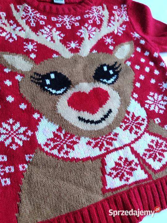 Nowy sweter świąteczny Renifer No name 98104 Katowice
