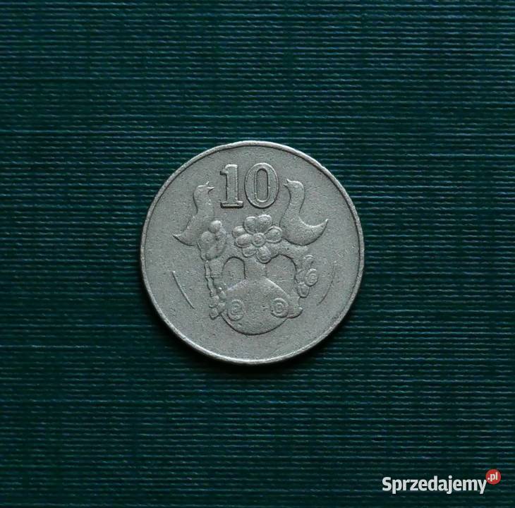 CYPR 10 centów 2004r Antyki, Sztuka, Kolekcje Gliwice