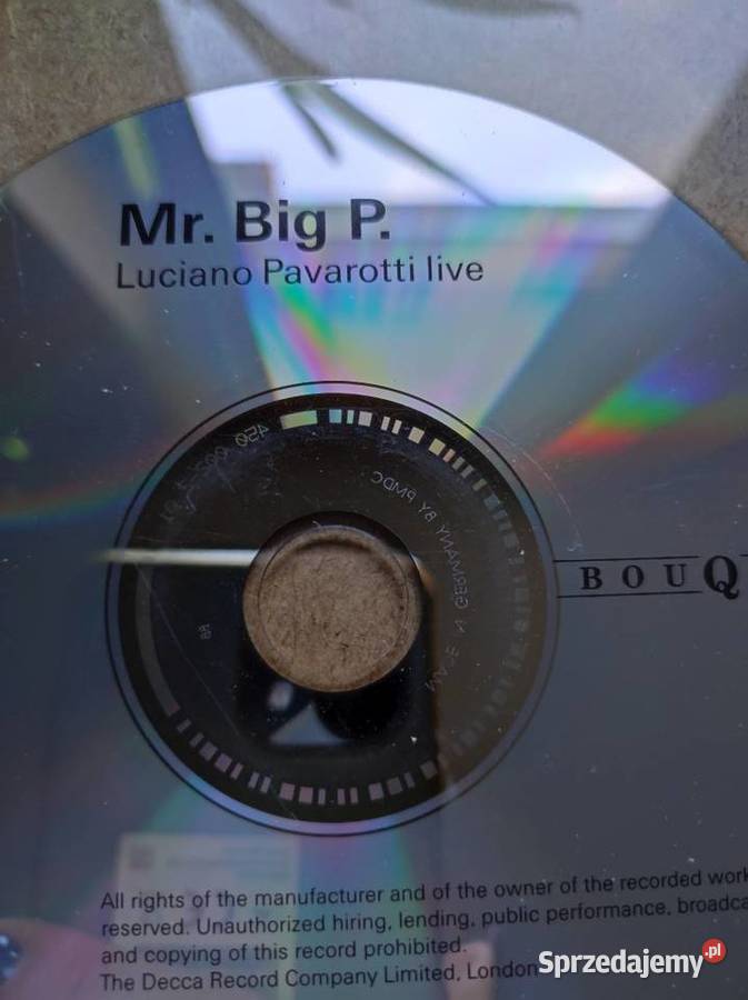 1980 Luciano Pavarotti Mr Big P Bouquet wydanie Pozostałe sprzedam