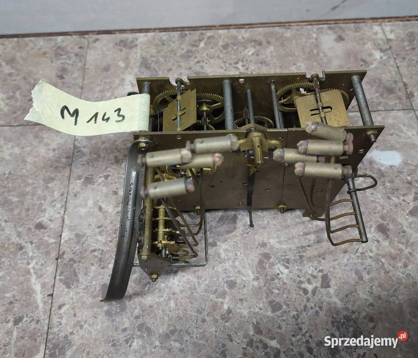 M143 Mechanizm starego zegara ODO kwadransowy pomorskie Tczew