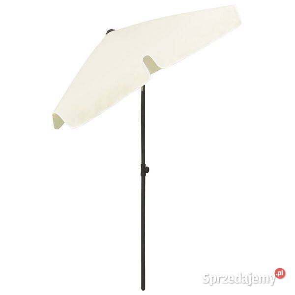 vidaXL Parasol plażowy piaskowy żółty 180x120 mazowieckie Warszawa