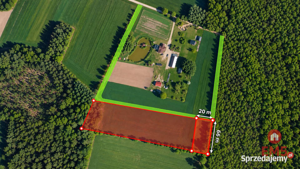 Sprzedam działka 1294m2 Łubianka polna podlaskie