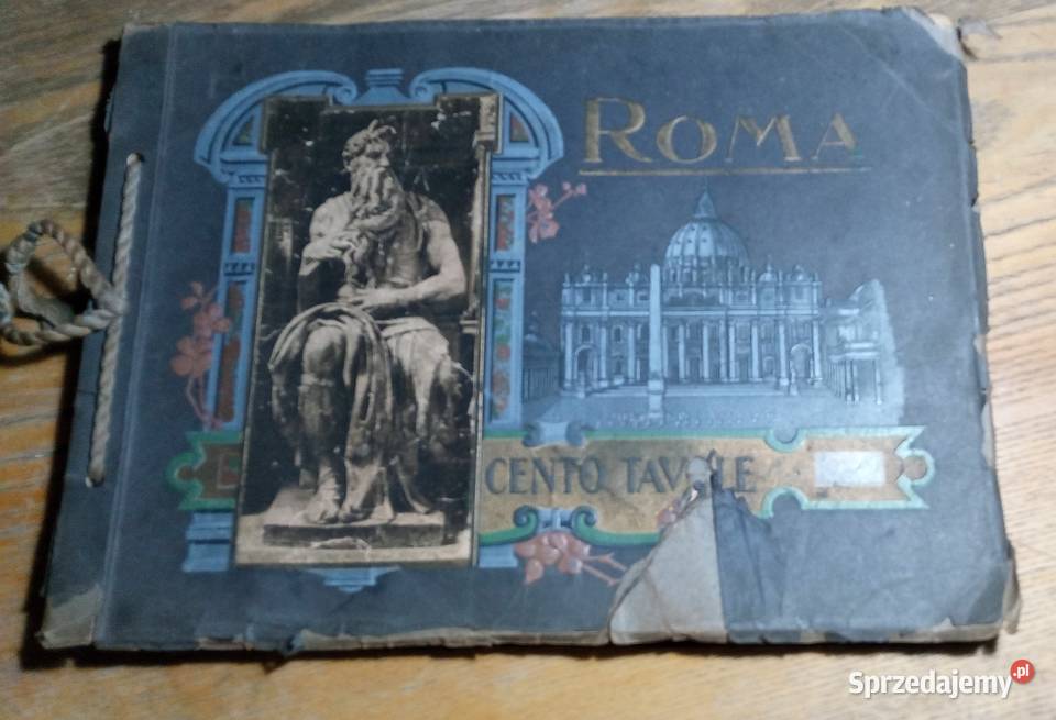 ROMA Cento Tavole piękne widoki z Rzymu stary