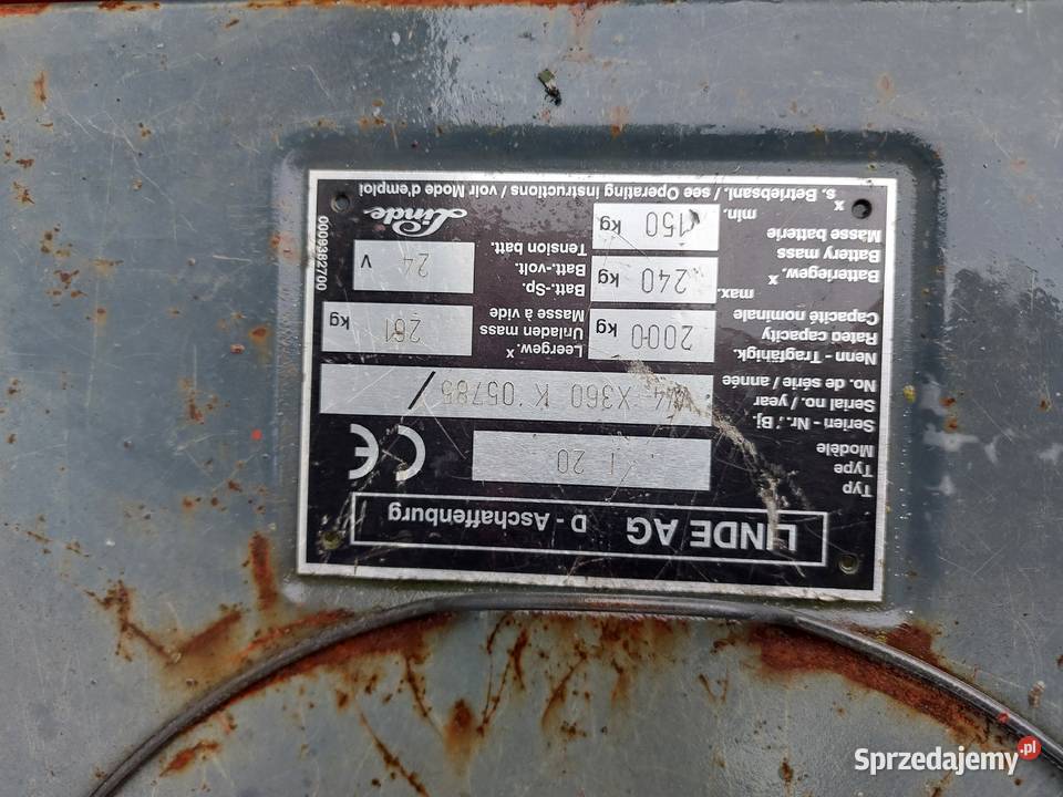 Wózek paletowy Linde T20 paleciak sztaplarka Gorzów Wielkopolski