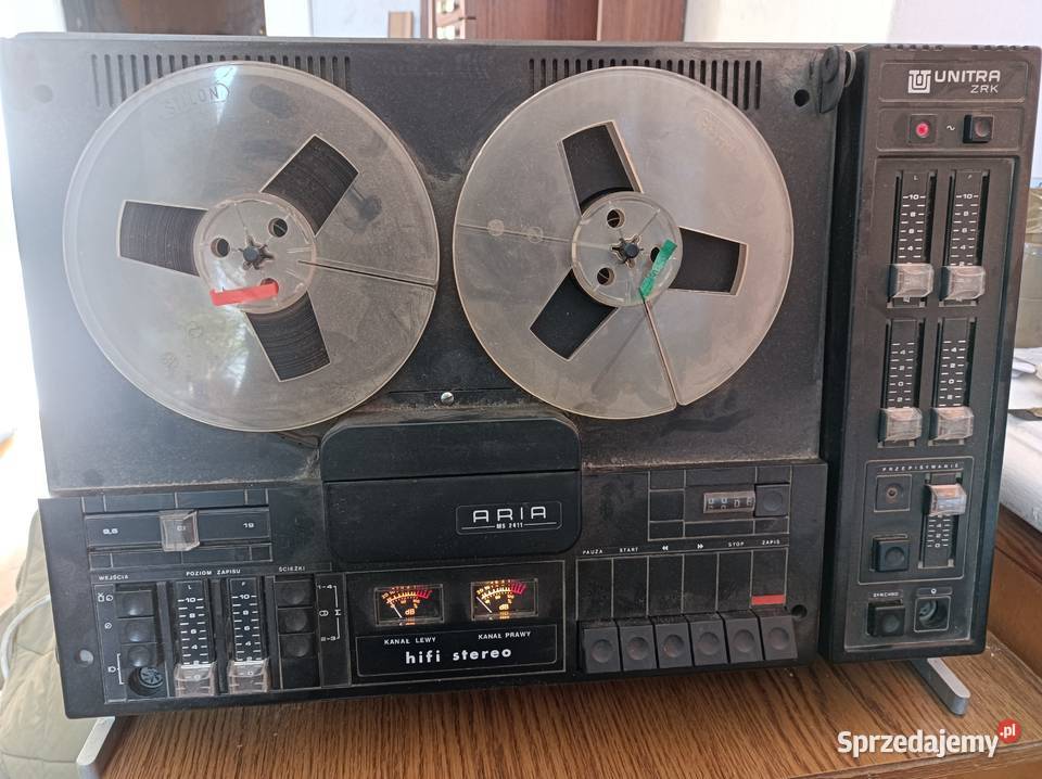 Magnetofon szpulowy ms2411 aria zrk unitra Magnetofony sprzedam