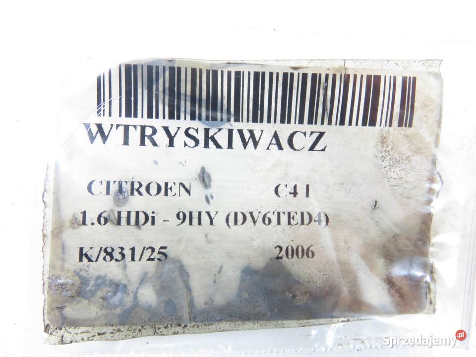 WTRYSKIWACZ CITROEN C4 I 16 HDi 0445110281 małopolskie
