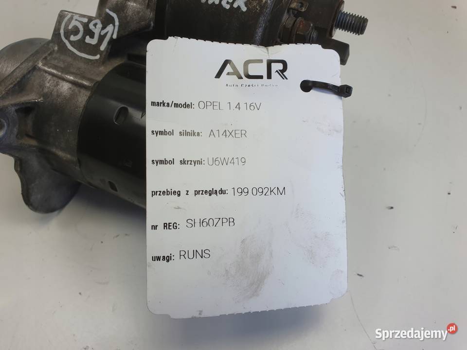 ROZRUSZNIK Opel Astra IV J 14 16V ROZRUSZNIK osobowe lubelskie Chełm