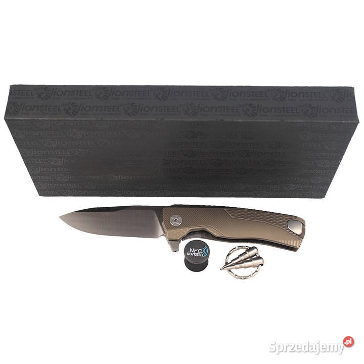 Nóż składany LionSteel Bronze Titanium Satin Akcesoria, narzędzia i noże Warszawa