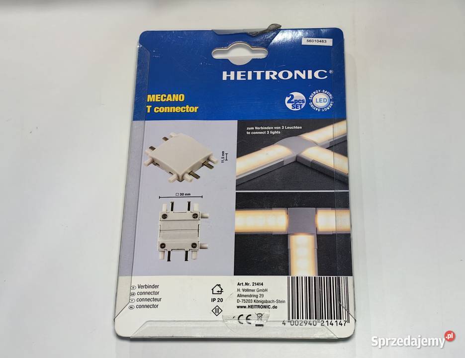 Łącznik oświetleniowy Heitronic L Verbinder