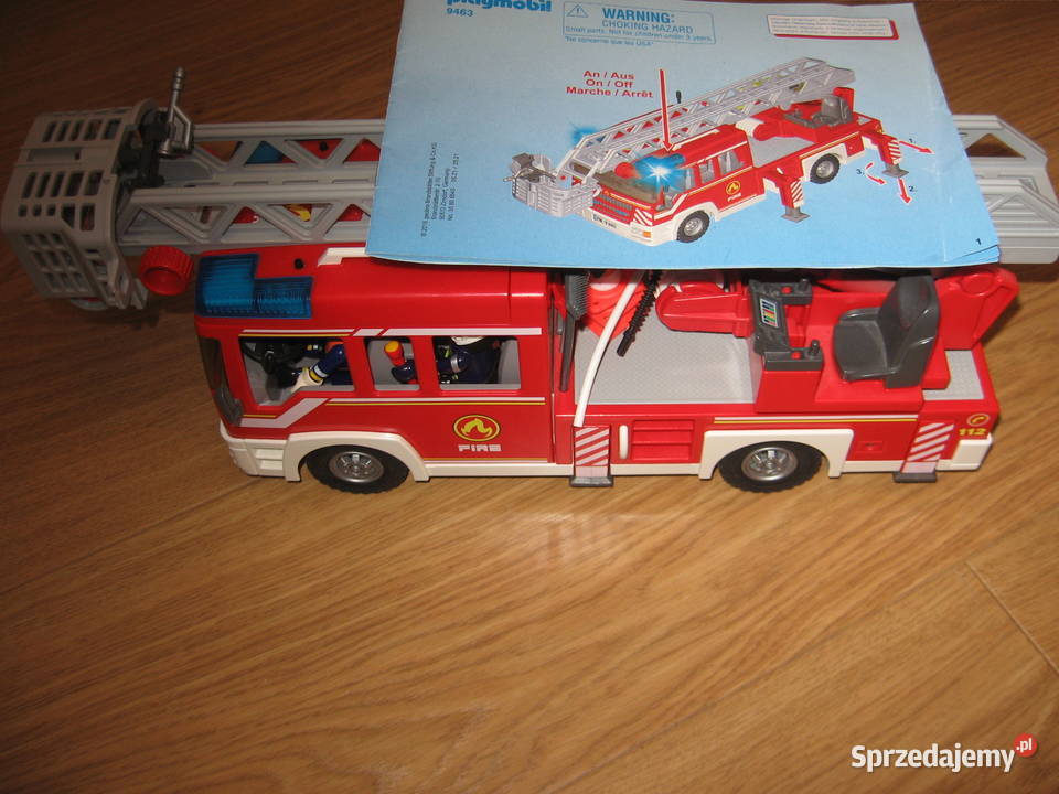 Samochód strażacki z drabiną 9463 komplet bonus Samochody i pojazdy Olsztyn sprzedam