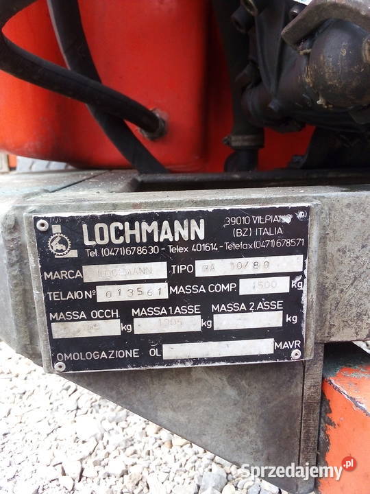 Opryskiwacz sadowniczy lochmann 1000l lubelskie