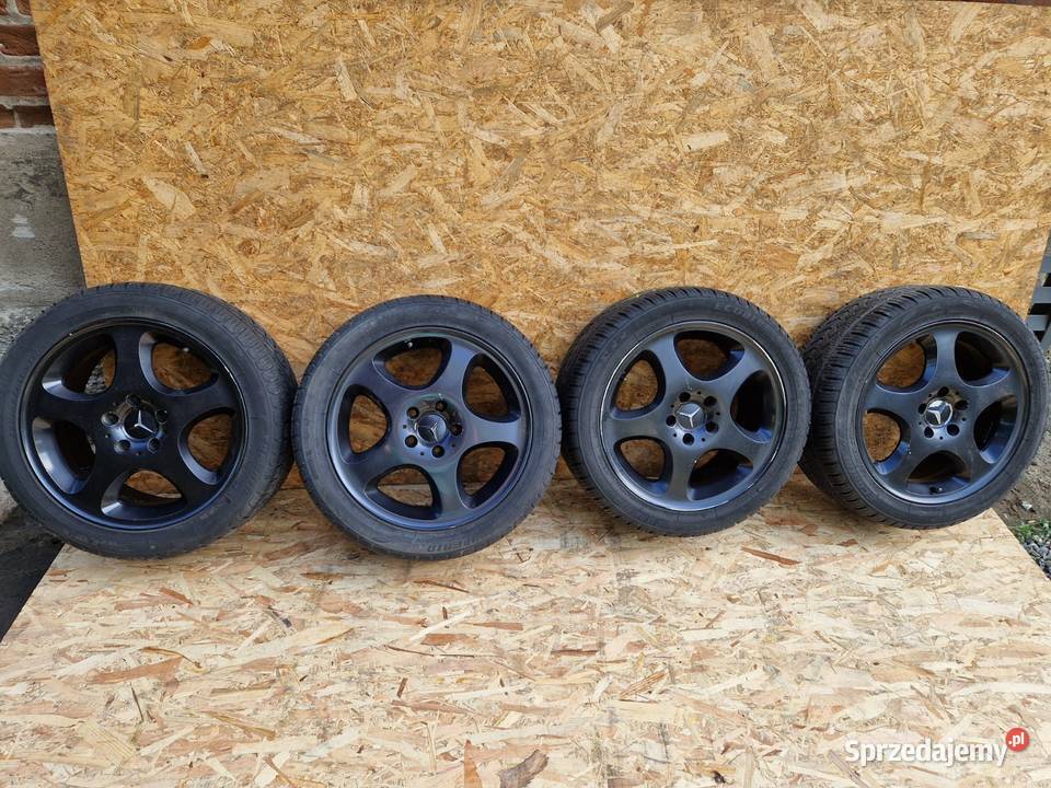 MERCEDES FELGI ALUMINIOWE 17 8Jx17H2 OPONY 7 i Samochodowe wielkopolskie Słowikowo